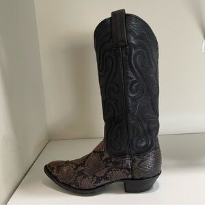 PANHANDLE SLIM WOMEN'S COWGIRL BOOT EXOTIC PYTHON R-TOE Western Yellowstone